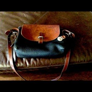 Vintage Dooney & Burke Two Toned Shoulder Bag